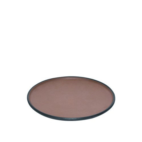 1181144 Dual Colour Melamine Plate Brown/Black 167mm CouCou