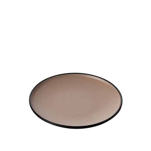 1181146 Dual Colour Melamine Plate Beige/Black 167mm CouCou