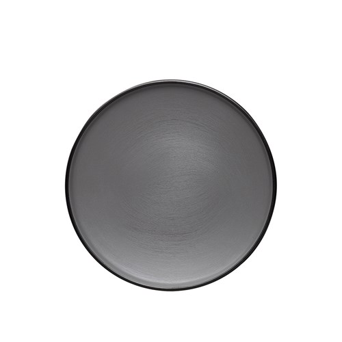 Dual Colour Melamine Plate Grey/Black 167mm CouCou