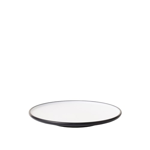 1181148 Dual Colour Melamine Plate Black/White 167mm CouCou