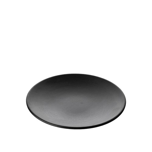 1181150 Dual Colour Melamine Plate Black 180mm CouCou