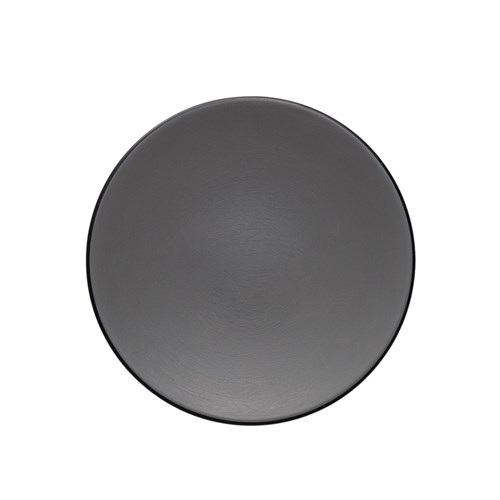 Dual Colour Melamine Plate Black/Grey 180mm CouCou