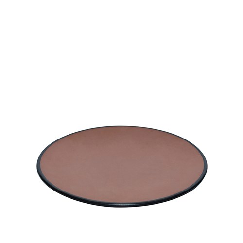 1181154 Dual Colour Melamine Plate Black/Brown 205mm CouCou