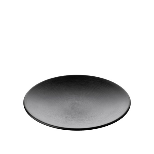 1181155 Dual Colour Melamine Plate Black 205mm CouCou