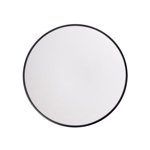 Dual Colour Melamine Plate Black/White 205mm CouCou