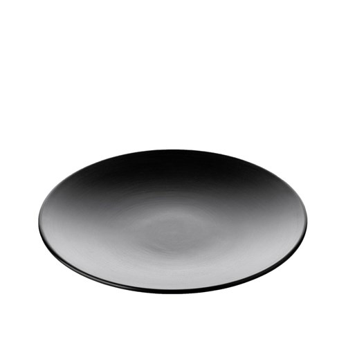 1181166 Dual Colour Melamine Plate Black 230mm CouCou