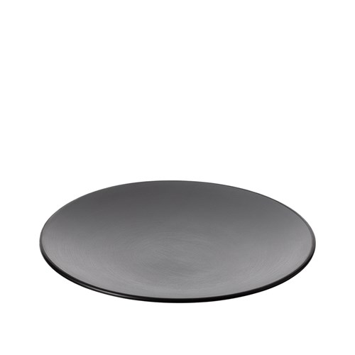 1181168 Dual Colour Melamine Plate Black/Grey 230mm CouCou