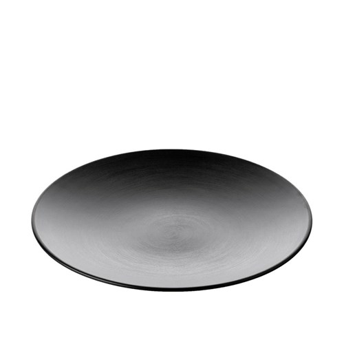 1181171 Dual Colour Melamine Plate Black 250mm CouCou