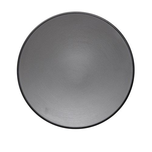 Dual Colour Melamine Plate Black/Grey 250mm CouCou