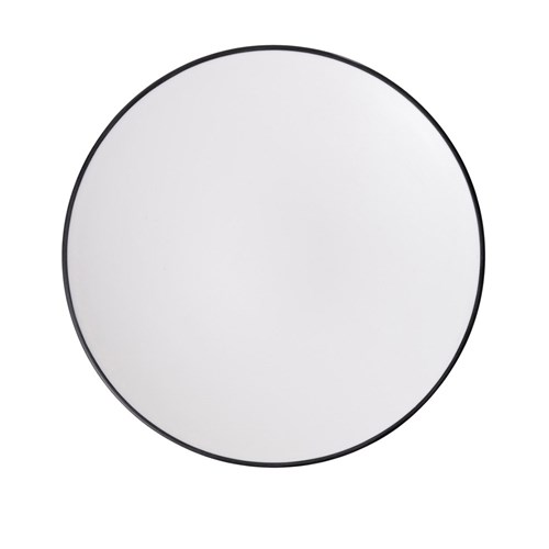 Dual Colour Melamine Plate Black/White 250mm CouCou