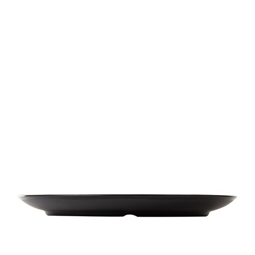 Dual Colour Melamine Plate Black/Brown 260mm CouCou