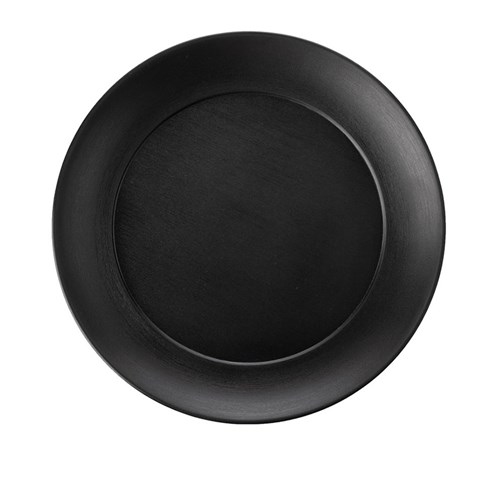 Dual Colour Melamine Plate Black 260mm CouCou