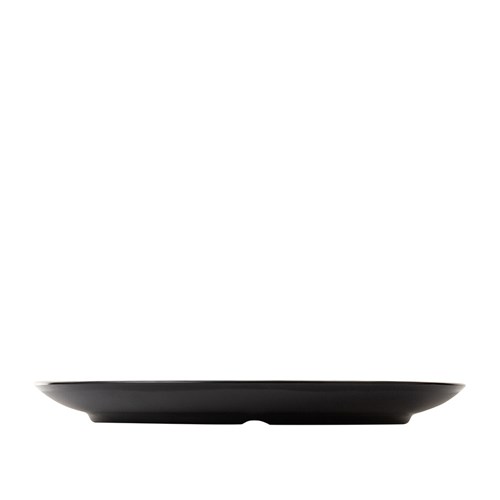 Dual Colour Melamine Plate Black/Beige 260mm CouCou