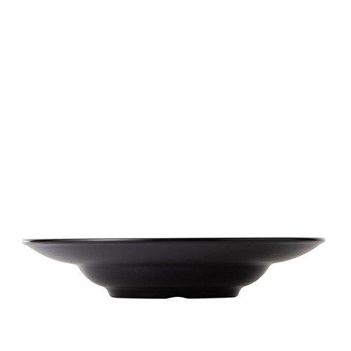 Dual Colour Melamine Deep Plate Black/Beige 265mm CouCou