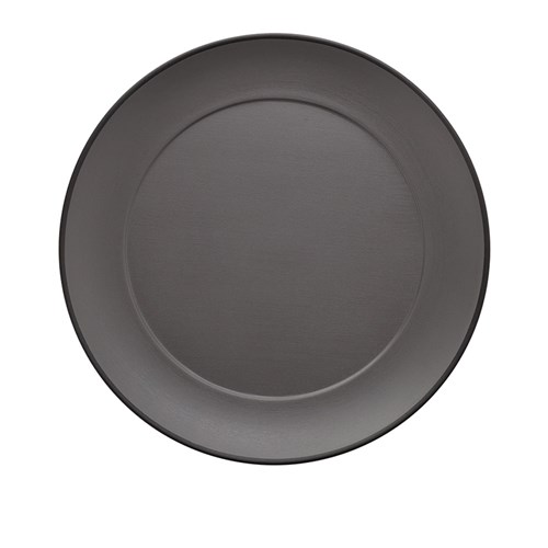 Dual Colour Melamine Plate Black/Grey 260mm CouCou