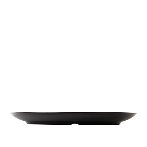 Dual Colour Melamine Plate Black/White 260mm CouCou