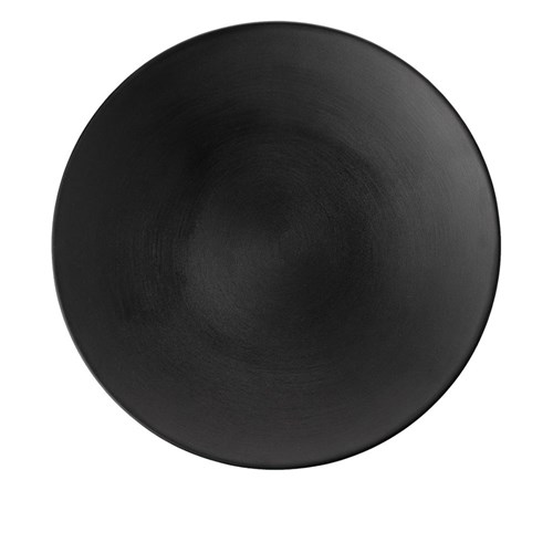 Dual Colour Melamine Plate Black 300mm CouCou