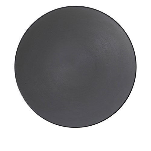 Dual Colour Melamine Plate Black/Grey 300mm CouCou