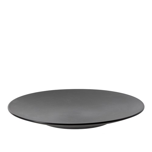 1181189 Dual Colour Melamine Plate Black/Grey 300mm CouCou