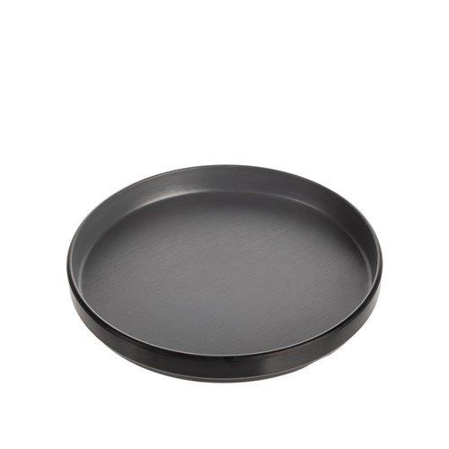 1181192 Dual Colour Melamine Edge Plate Black/Grey 200mm CouCou