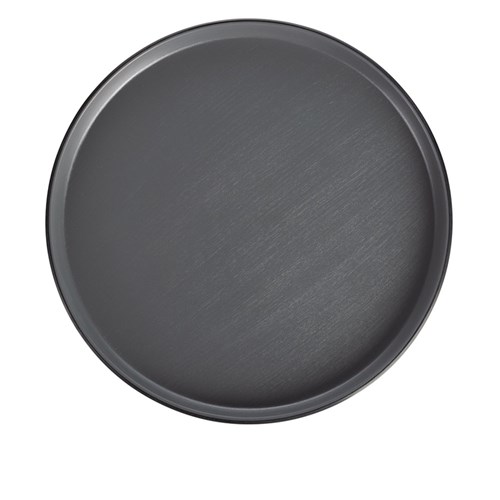 Dual Colour Melamine Edge Plate Black/Grey 270mm CouCou