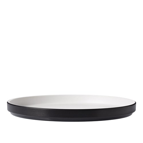 Dual Colour Melamine Edge Plate Black/White 270mm CouCou