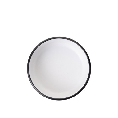 Dual Colour Melamine Sauce Dish Black/White 100mm CouCou