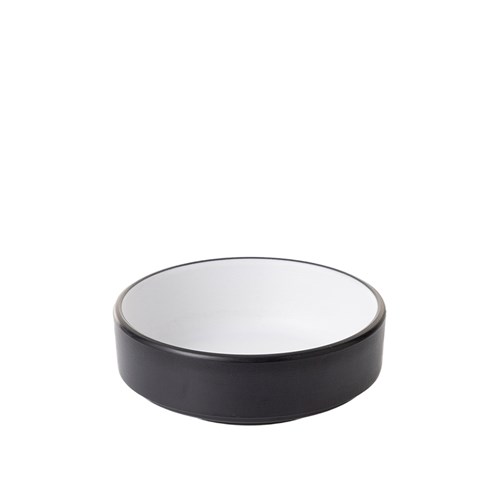 1181214 Dual Colour Melamine Sauce Dish Black/White 100mm CouCou