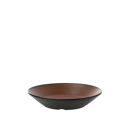 1181215 Dual Colour Melamine Sauce Dish Black/Brown 110mm CouCou