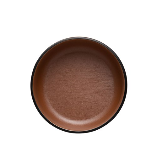 Dual Colour Melamine Sauce Dish Black/Brown 127mm CouCou