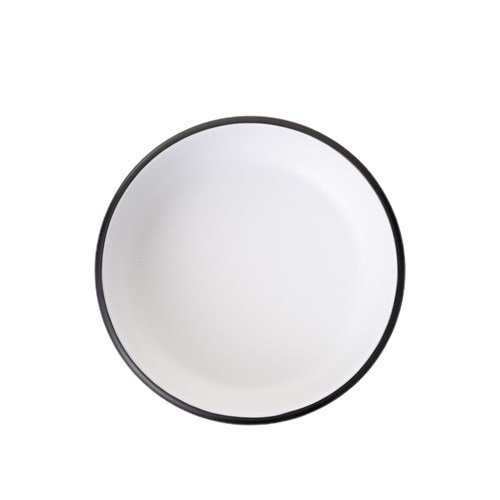 Dual Colour Melamine Sauce Dish Black/White 127mm CouCou