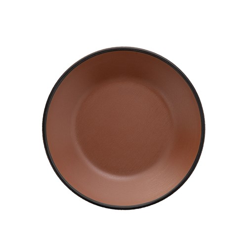 Dual Colour Melamine Sauce Dish Black/Brown 130mm CouCou