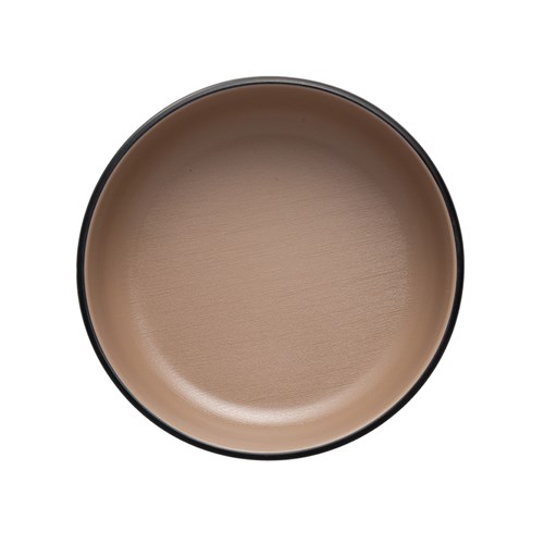 Dual Colour Melamine Sauce Dish Black/Beige 155mm CouCou