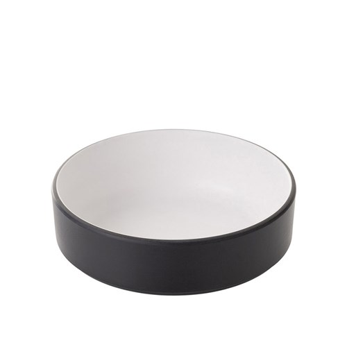 1181230 Dual Colour Melamine Sauce Dish Black/White 155mm CouCou