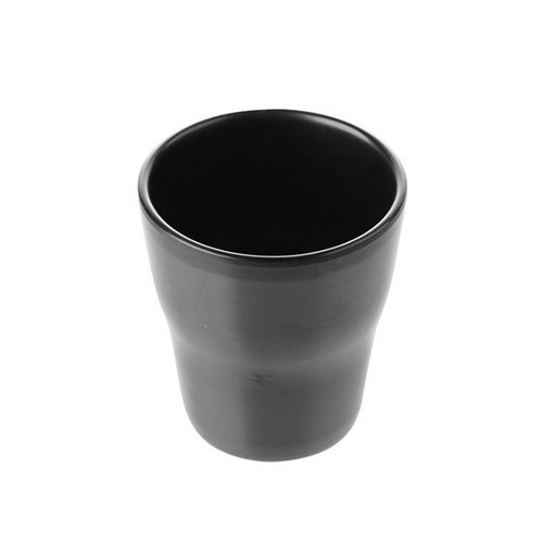 1181232 Dual Colour Melamine Tumbler Black 260ml CouCou