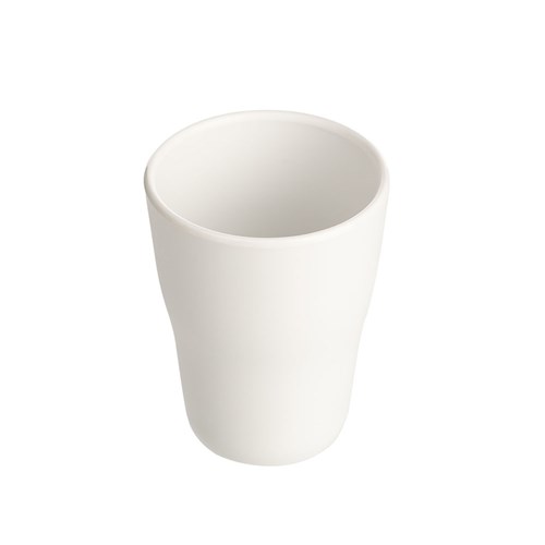 1181236 Dual Colour Melamine Tumbler White 260ml CouCou