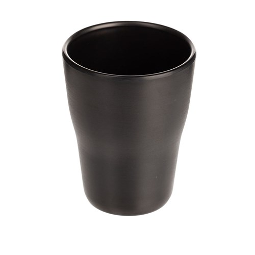 1181237 Dual Colour Melamine Tumbler Black 450ml CouCou