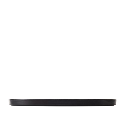 Dual Colour Melamine Oblong Plate Black/White 290x130mm