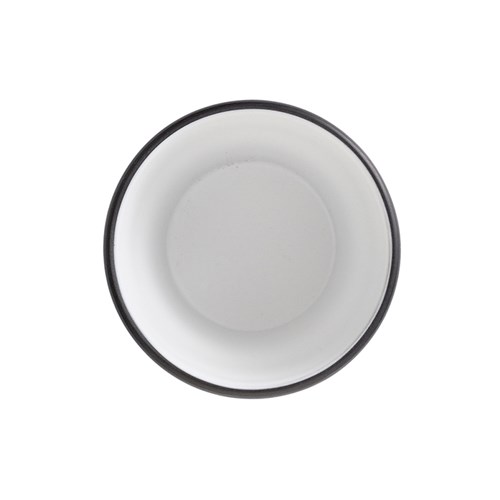 Dual Colour Melamine Cup Black/White 150ml CouCou