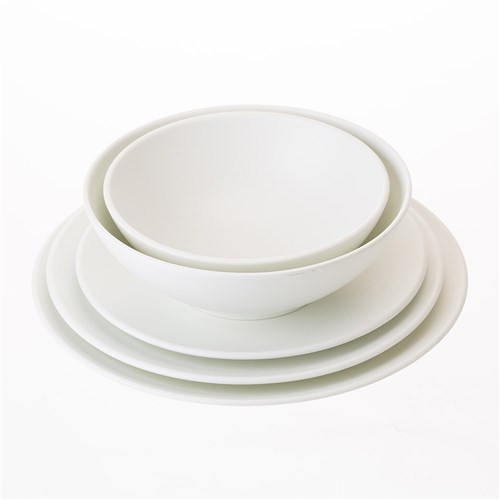 Microwave Safe Melamine Plate White 205mm COU COU