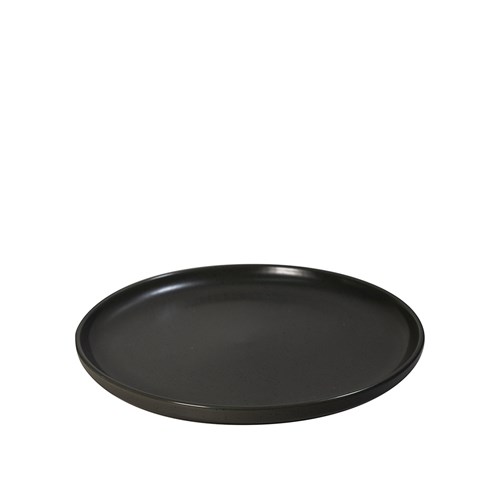 1217512 Graze Gloss Flat Plate Flint Charcoal 230mm Pro.mundi