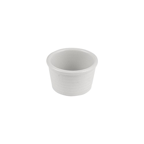 1223169 PEARL ASPEN RIBBED RAMEKIN 85X50MM 140ML