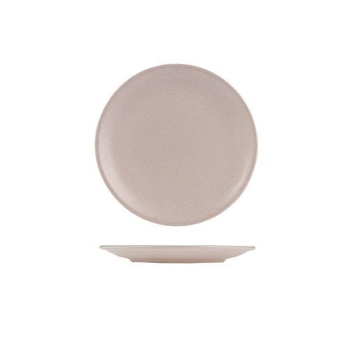 1223204 PEARL BLUSH RND COUPE PLATE 230MM