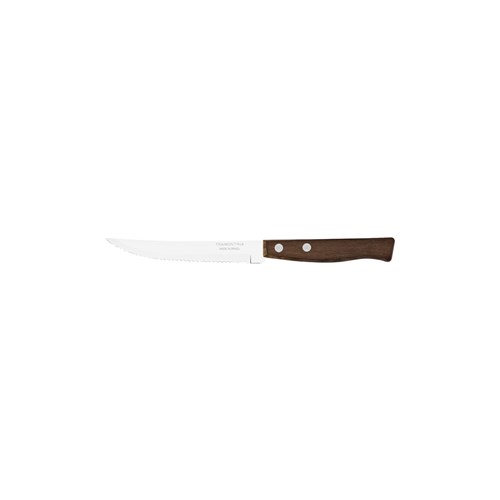 1438017 TRADITIONAL STEAK KNIFE 205MM WOOD HDL