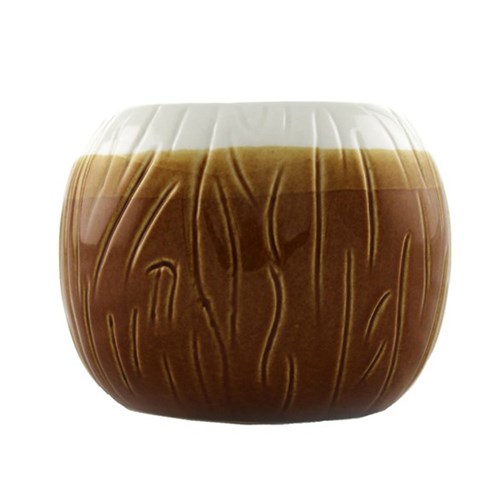 Tiki Mug 620Ml Ceramic Coconut 6/Set