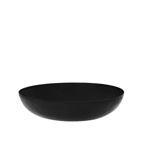 1808177 SERVING BOWL RND 350X80MM 5LT HAMMERED BLK