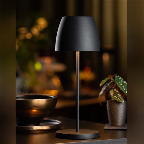 1814230-Montserrat LED Cordless Lamp Black 110x300mm