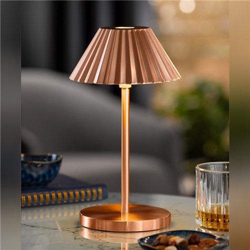 ARUBA LED CORDLESS LAMP BRONZE 130X230MM