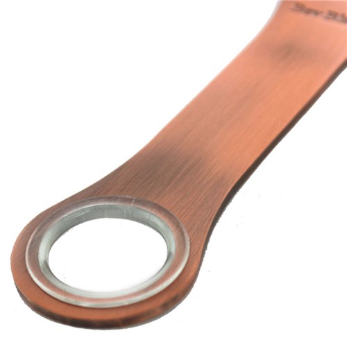 Bottle Opener Bar Blade W/ Spin Ring Ant.Copper