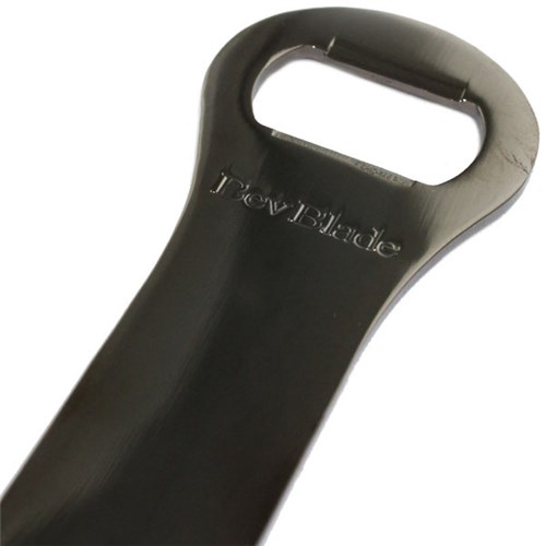 Bottle Opener Bar Blade W/ Spin Ring Black